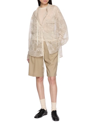 Figure View - Click To Enlarge - MIDORIKAWA - Lace Shirt