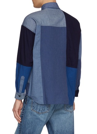 Back View - Click To Enlarge - FDMTL - Patchwork Rinse Shirt