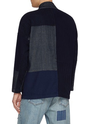 Back View - Click To Enlarge - FDMTL - Patchwork Haori Rinse Jacket
