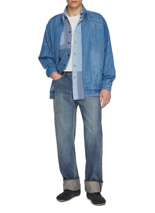 Figure View - Click To Enlarge - FDMTL - Patchwork Rinse Shirt