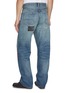 Back View - Click To Enlarge - FDMTL - Classic fit Patchwork Denim