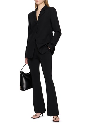 Figure View - Click To Enlarge - ST. AGNI - 90s Single Breasted Wool Blazer