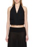 ST. AGNI Upside Down Wool Halter Top