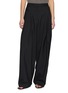 ST. AGNI Pleated Pinstripe Wool Blend Pants