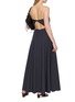 Figure View - Click To Enlarge - ST. AGNI - Strapless Rouleau Cotton Blend Maxi Dress