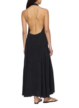 Back View - Click To Enlarge - ST. AGNI - Adjustable Strap Open Back Apron Dress