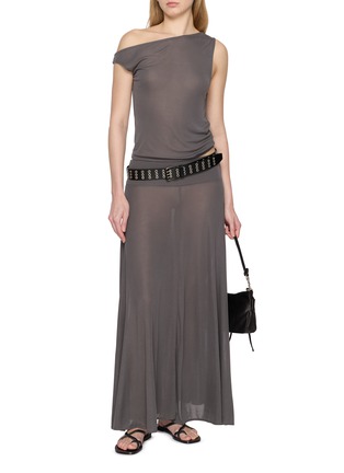 Figure View - Click To Enlarge - ST. AGNI - Fluid Jersey Skirt