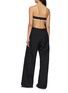 Back View - Click To Enlarge - ST. AGNI - Strapless Open Back Pinstripe Jumpsuit