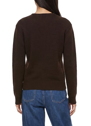 Back View - Click To Enlarge - LEMAIRE - Crewneck Knit Cardigan
