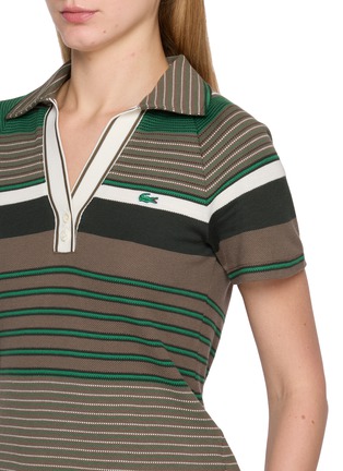  - LACOSTE - Nat Striped Polo Shirt