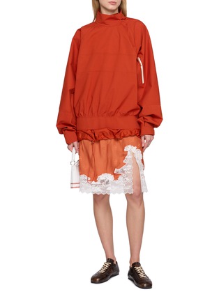 Figure View - Click To Enlarge - LACOSTE - Natichi Lace Trim Skirt