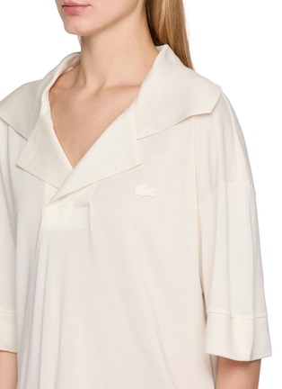  - LACOSTE - Nakoma Open Polo Collar Mini Dress