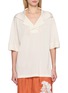 LACOSTE Nakoma Open Polo Collar Mini Dress