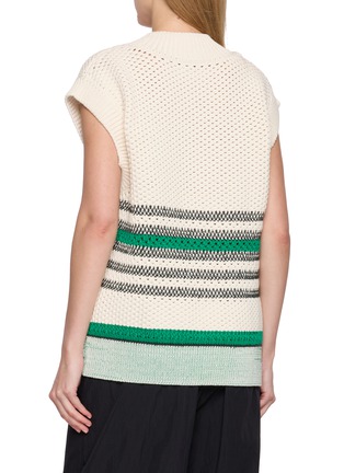 Back View - Click To Enlarge - LACOSTE - Nono V-Neck Knit Vest