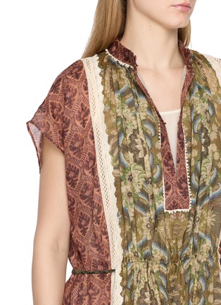  - INTO THE EAST - Square Wallpaper Lace Dress