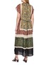 Back View - Click To Enlarge - INTO THE EAST - Square Wallpaper Lace Dress
