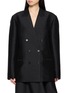 INTO THE EAST Oversized Double Breasted Suit Blazer