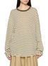 INTO THE EAST Striped Long Sleeve Knit T-Shirt