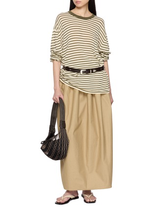 Figure View - Click To Enlarge - INTO THE EAST - Striped Long Sleeve Knit T-Shirt