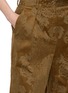 - INTO THE EAST - Floral Velvet Bermuda Shorts