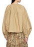 Back View - Click To Enlarge - INTO THE EAST - Puff Sleeve Round Neck Jacket