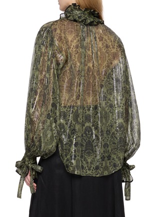 Back View - Click To Enlarge - INTO THE EAST - Palmett Fungus Collar Top