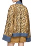 Back View - Click To Enlarge - INTO THE EAST - Palmette Kimono Coat