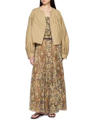 Figure View - Click To Enlarge - INTO THE EAST - Palmette Sling Dress