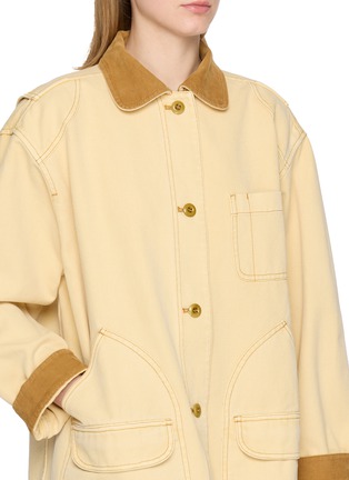  - DÔEN - Pascual Contrast Collar Cotton Jacket