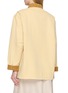 Back View - Click To Enlarge - DÔEN - Pascual Contrast Collar Cotton Jacket