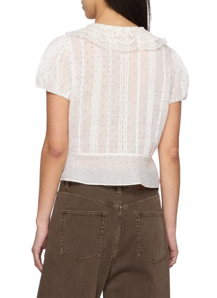 Back View - Click To Enlarge - DÔEN - Oleta Pintuck Cotton Top