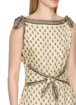  - DÔEN - Paisley Tie Detail Dress