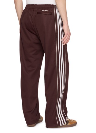 Back View - Click To Enlarge - ADIDAS - Wales Bonner Striped Panel Logo Embroidered Track Pants