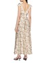 Back View - Click To Enlarge - DÔEN - Fiona Floral Silk Maxi Dress