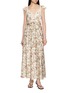 DÔEN Fiona Floral Silk Maxi Dress