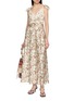 Figure View - Click To Enlarge - DÔEN - Fiona Floral Silk Maxi Dress