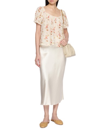 Figure View - Click To Enlarge - DÔEN - Frederica Floral Cotton Top