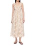 DÔEN Emmaretta Ruffle Floral Cotton Dress
