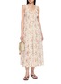 Figure View - Click To Enlarge - DÔEN - Emmaretta Ruffle Floral Cotton Dress