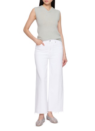 Figure View - Click To Enlarge - DÔEN - Ribbed Cashmere Knit Vest