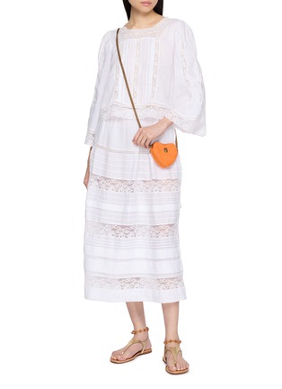 Figure View - Click To Enlarge - DÔEN - Solstice Lace Top