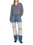 Figure View - Click To Enlarge - MAISON MARGIELA - Patchwork Medium Wash Denim Jeans