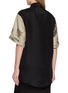 Back View - Click To Enlarge - MAISON MARGIELA - Patterned Sleeve Silk Shirt
