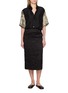Figure View - Click To Enlarge - MAISON MARGIELA - Patterned Sleeve Silk Shirt