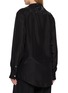 Back View - Click To Enlarge - MAISON MARGIELA - Tape Collar Long Sleeve Silk Shirt