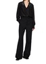 Figure View - Click To Enlarge - MAISON MARGIELA - Tape Collar Long Sleeve Silk Shirt