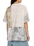 Back View - Click To Enlarge - MAISON MARGIELA - Patchwork Floral Printed Cotton T-Shirt