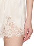  - DÔEN - Iona Lace Trim Silk Satin Shorts