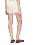 Back View - Click To Enlarge - DÔEN - Iona Lace Trim Silk Satin Shorts
