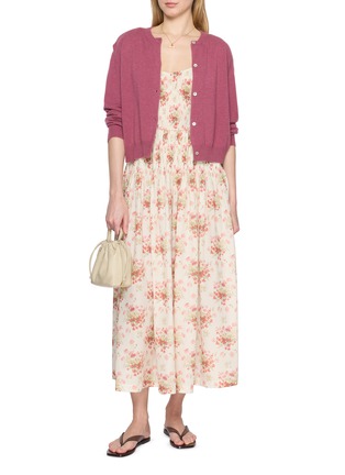 Figure View - Click To Enlarge - DÔEN - Quinette Floral Organic Cotton Dress